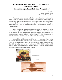 how deep are the roots of indian civilization