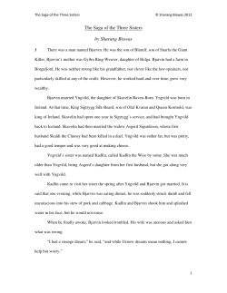 The Saga of the Three Sisters - Sharang Biswas