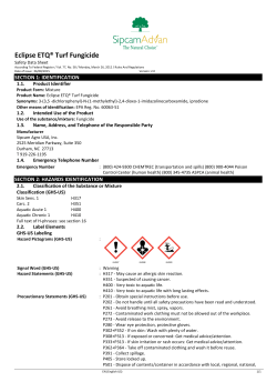 Eclipse ETQ&reg; Turf Fungicide