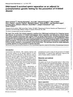 DNA-based X-enriched sperm separation as an adjunct