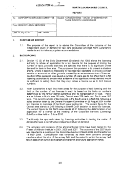 AGENDA ITEM No ....... 7 - Committee Administration System