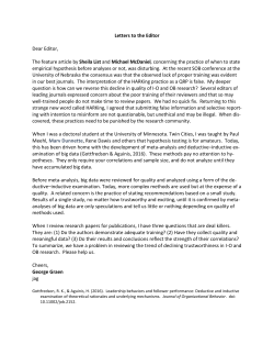 Letters to the Editor Dear Editor, The feature article by Sheila List