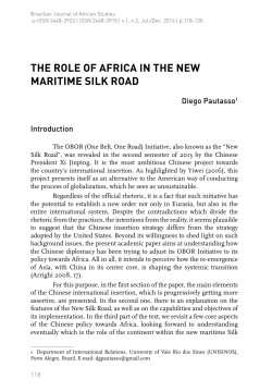 the role of africa in the new maritime silk road