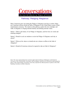 Pledging Allegiance - American Bar Association
