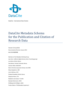 PDF - DataCite Metadata Schema