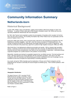 Netherlands Community Information Summary