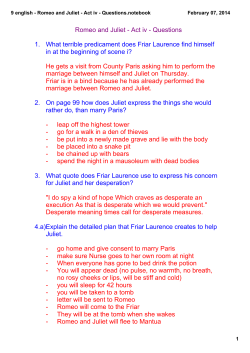 Friar Laurence will send a letter to him explaining that he