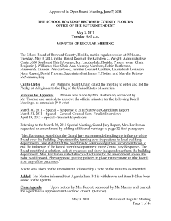 05-03-11 Regular Meeting