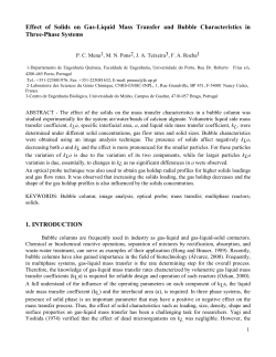 Effect of Solids on Gas Liquid Mass Transfer and Bubble