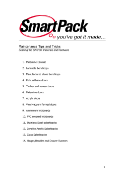 Maintenance Tips and Tricks