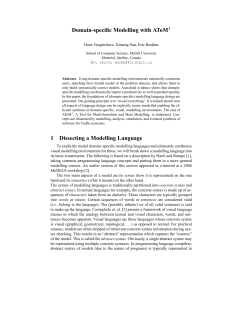Domain-Specific Modelling with AToM-3