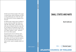 small states and nato - Suomen Atlantti