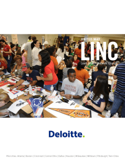 Pilot cities - United Way of Metropolitan Dallas