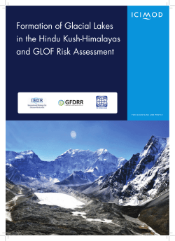 Formation of Glacial Lakes in the Hindu Kush-Himalayas