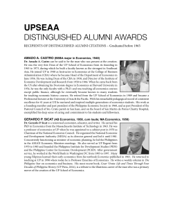 UPSEAA Distinguished Alumni Awardees
