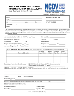 ncdv employment application