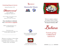 Believe - One Special Christmas