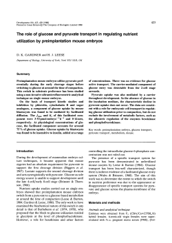 1 - Development - The Company of Biologists
