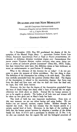 pore et anima ad caelestem gloriam assumptam" (Denz.