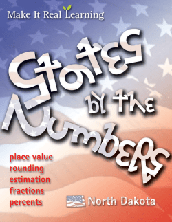 Sample of States by the Numbers series: North