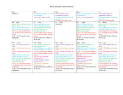 March and April Smarter Balance
