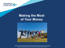 Making the Most of Your Money
