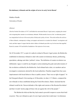 Defending October - Open Research Exeter