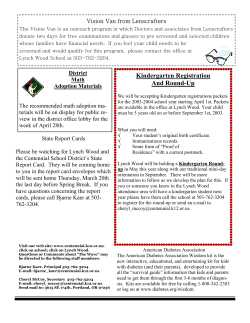 Kindergarten Registration And Round-Up