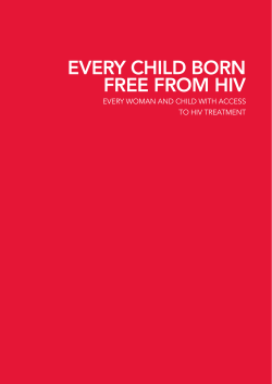 every child born free from hiv