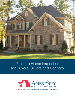 Guide to Home Inspection for Buyers, Sellers and