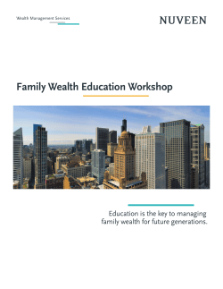 Family Wealth Education Workshop