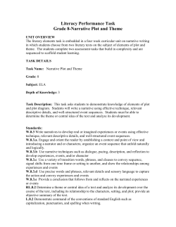 Narrative Plot and Theme PT-8th