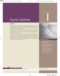 Payroll Liabilities - McGraw