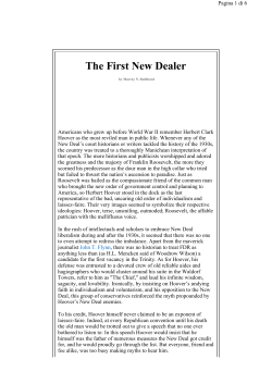 The First New Dealer