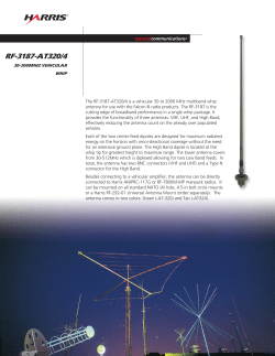 RF-3187-AT320/4 30-2000 Mhz Vehicular Whip Antenna