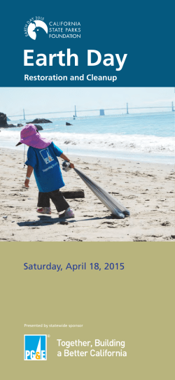 Earth Day - California State Parks Foundation