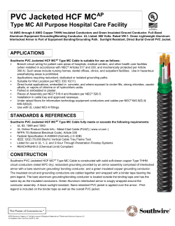 PVC Jacketed MCAP HCF ALUMINUM ARMOR