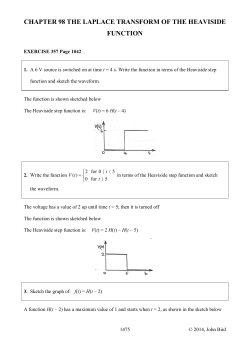chapter 98 the laplace transform of the heaviside function