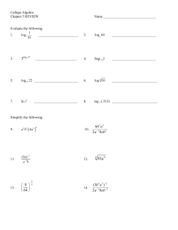 3 log 1 6 2 8 b a a ab 8 64 (3 ) 2 8 b a a ab
