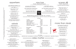 sides matter more than steak appetizers raw bar salads ocean 48