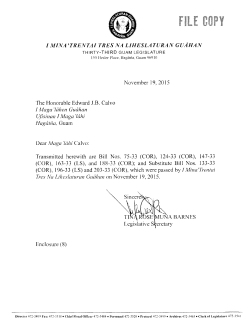 Bill No. 147-33 (COR)
