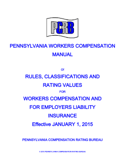 pennsylvania workers compensation manual
