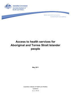 Access to health services for Aboriginal and Torres Strait Islander
