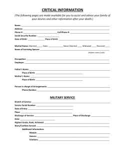 critical information - Queen of the Apostles Parish and School