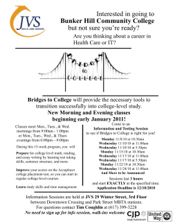 Interested in going to Bunker Hill Community College but not sure