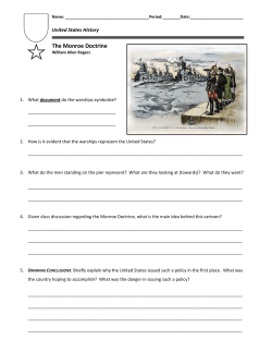 chapter 10 PoliticalCartoonTheMonroeDoctrine