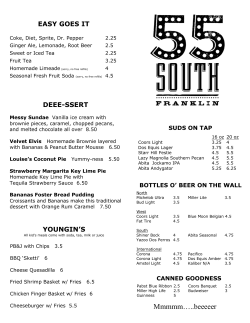 Mmmmm&hellip;..beeeeer - 55 South Restaurant