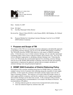 Proposed Method for Calculating Customer Shortage