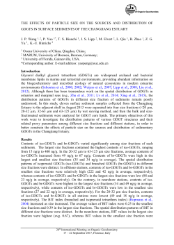 the effects of particle size on the sources and