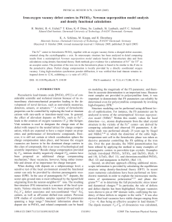 Iron-oxygen vacancy defect centers in PbTiO3